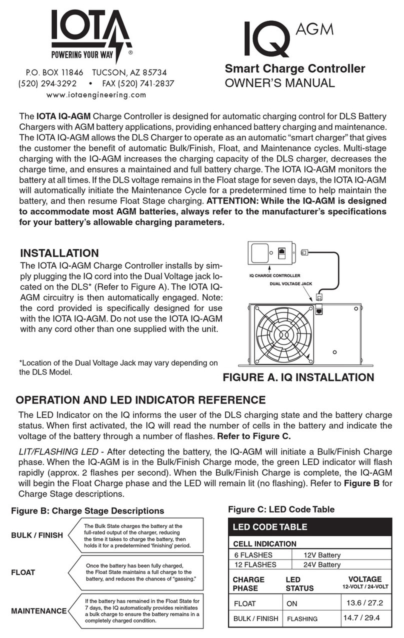 IOTA IQ-AGM owner's manual