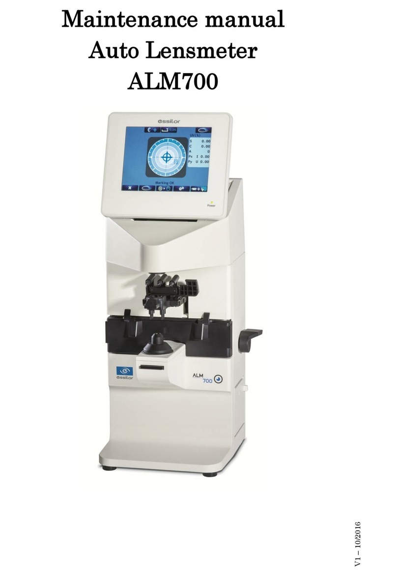 Essilor ALM 700 User manual