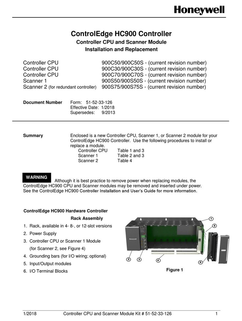 Honeywell HC900 installation and replacement