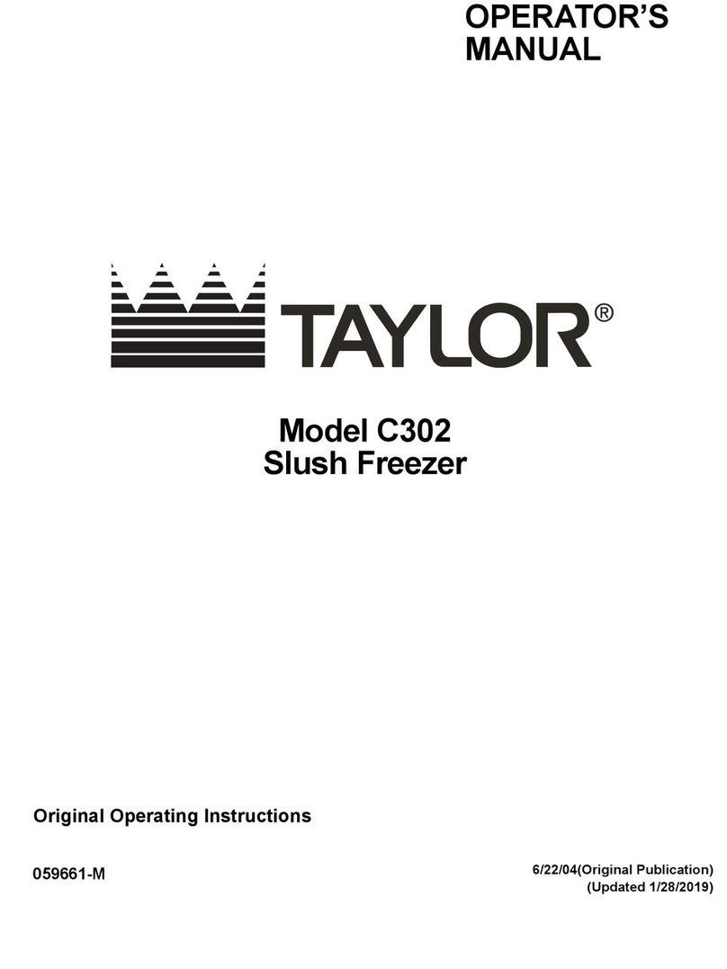 Taylor C302 User manual