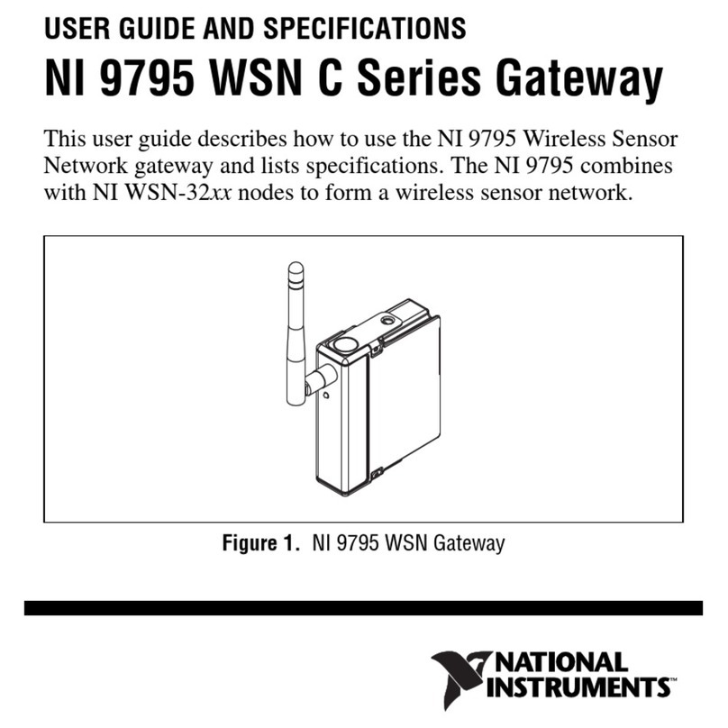 NI C Series USER GUIDE AND SPECIFICATIONS