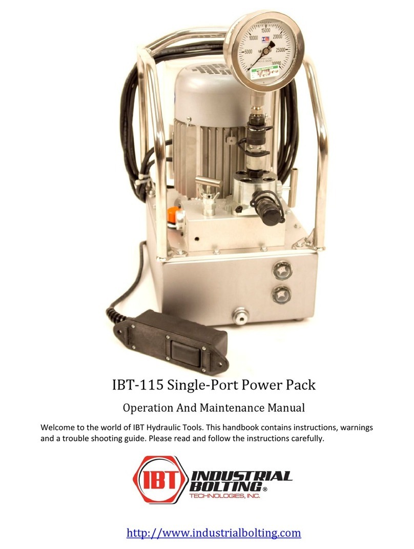 IBT IBT-115 Operation and maintenance manual