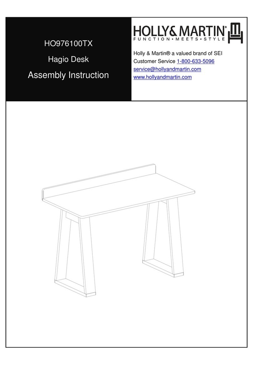 HOLLY&MARTIN Hagio HO976100TX Assembly instruction HOLLY&MARTIN Hagio HO976100TX Assembly instruction