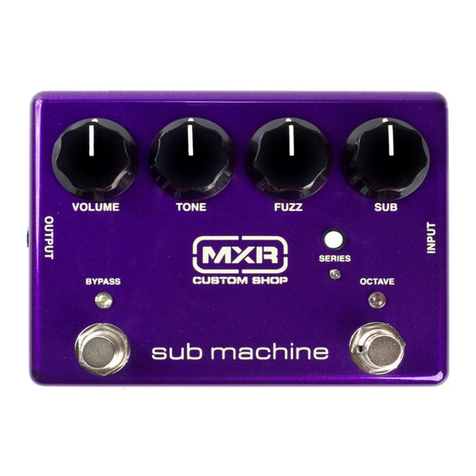 Dunlop MXR Sub Machine CSP210 User manual