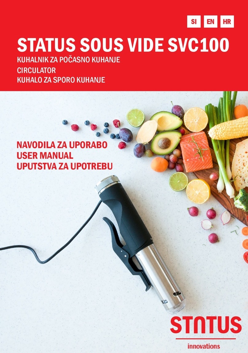 Status SVC100 User manual