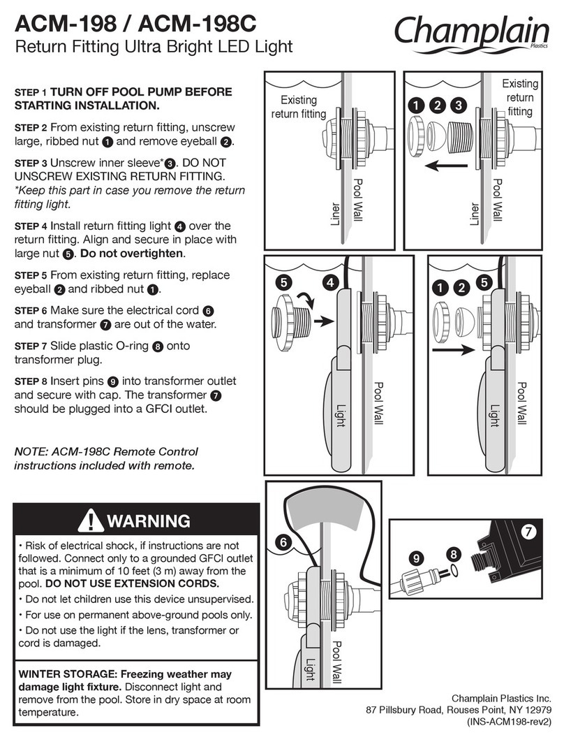 Champlain ACM-198 User manual
