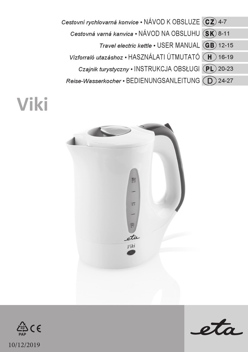 eta Viki 0599 user manual