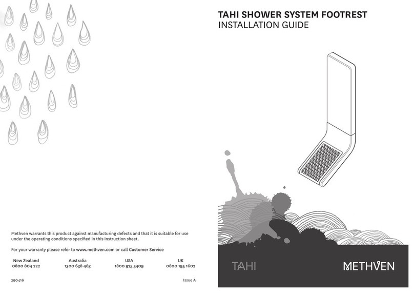 METHVEN TAHI User manual METHVEN TAHI User manual