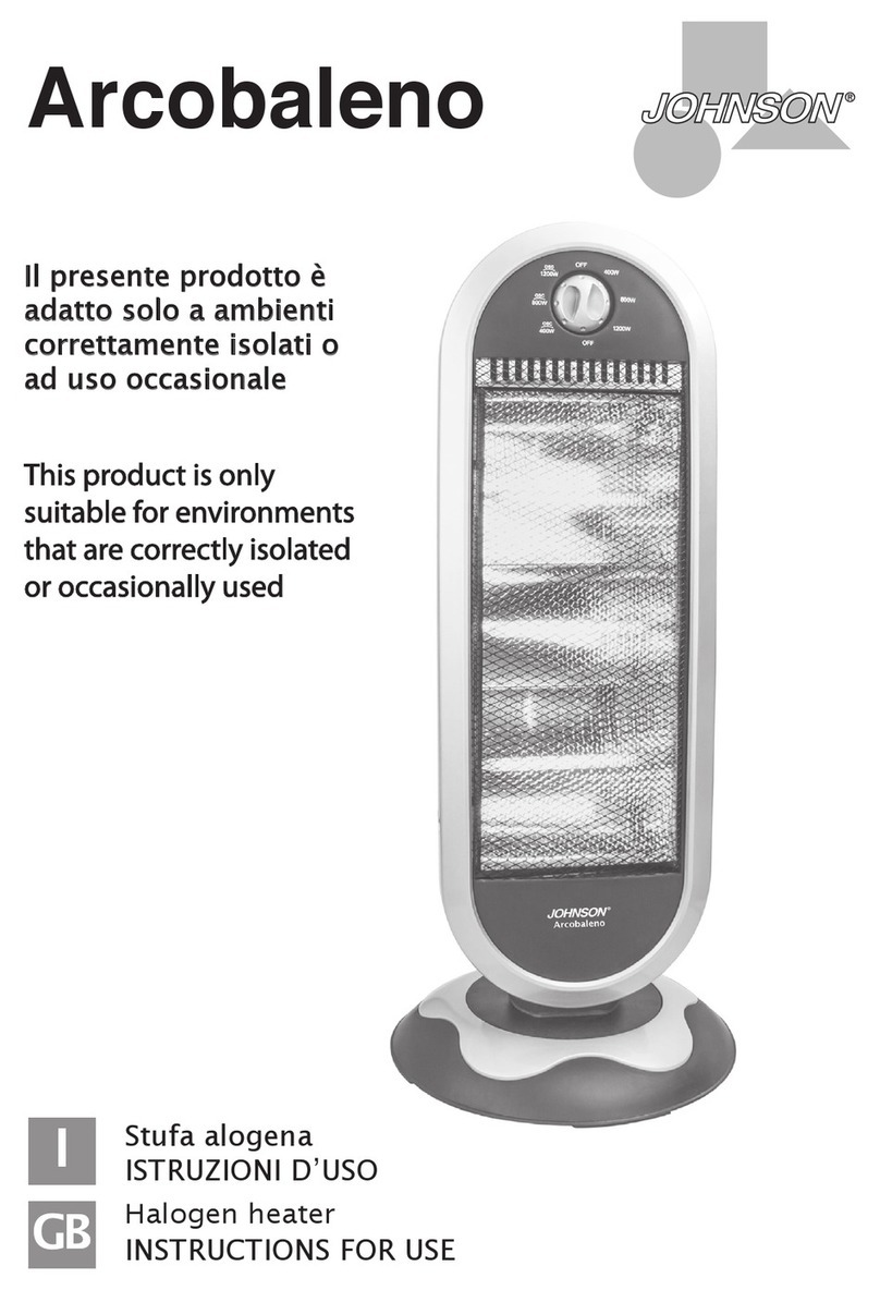 Johnson Arcobaleno Instructions for use