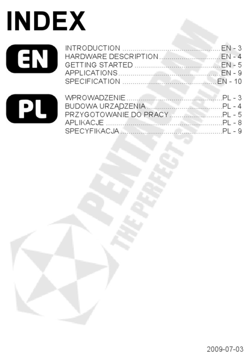 Pentagram PathFinder P 3106 Quick installation guide