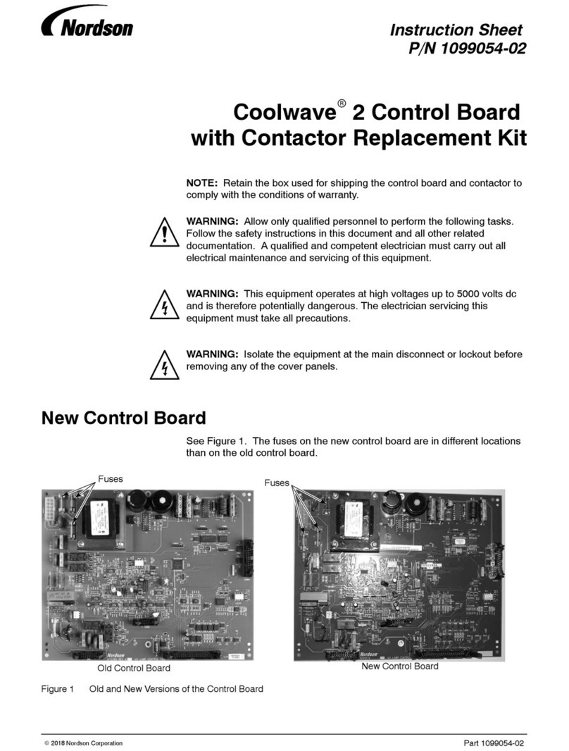 Nordson CoolWave 2 instruction sheet