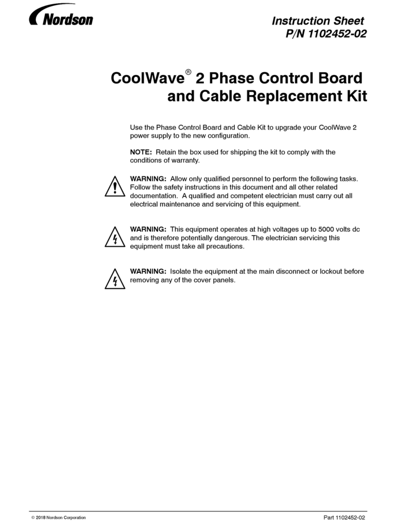 Nordson CoolWave 2 instruction sheet