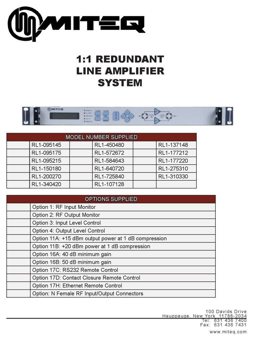 Miteq RL1-095145 manual