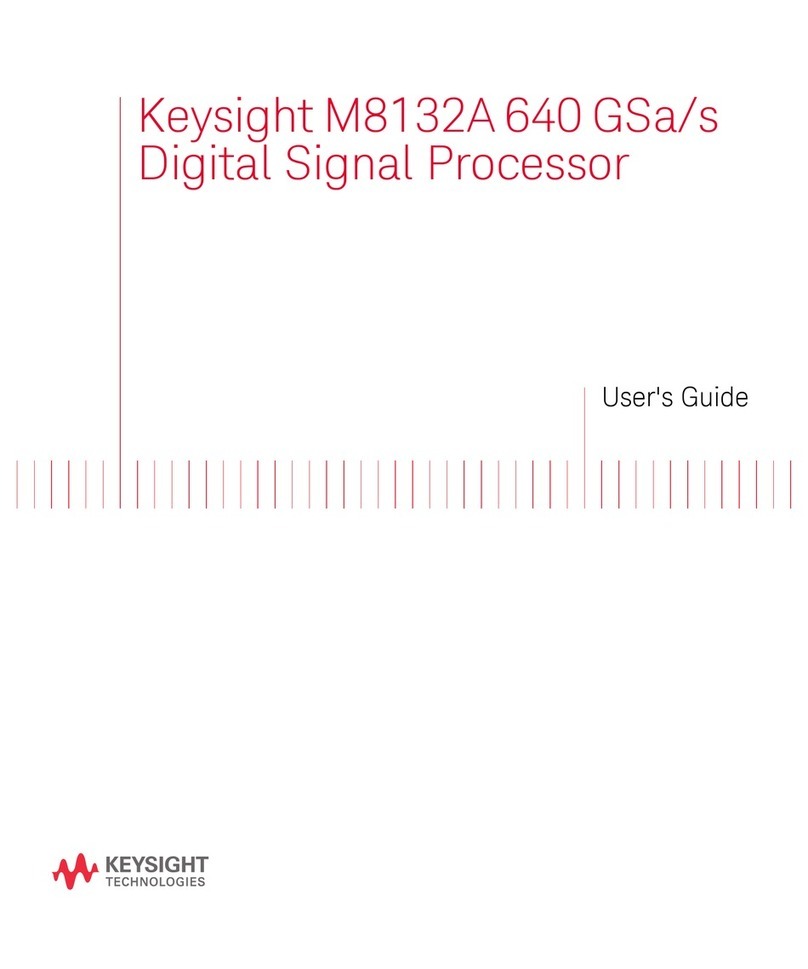Keysight Technologies M8132A User manual