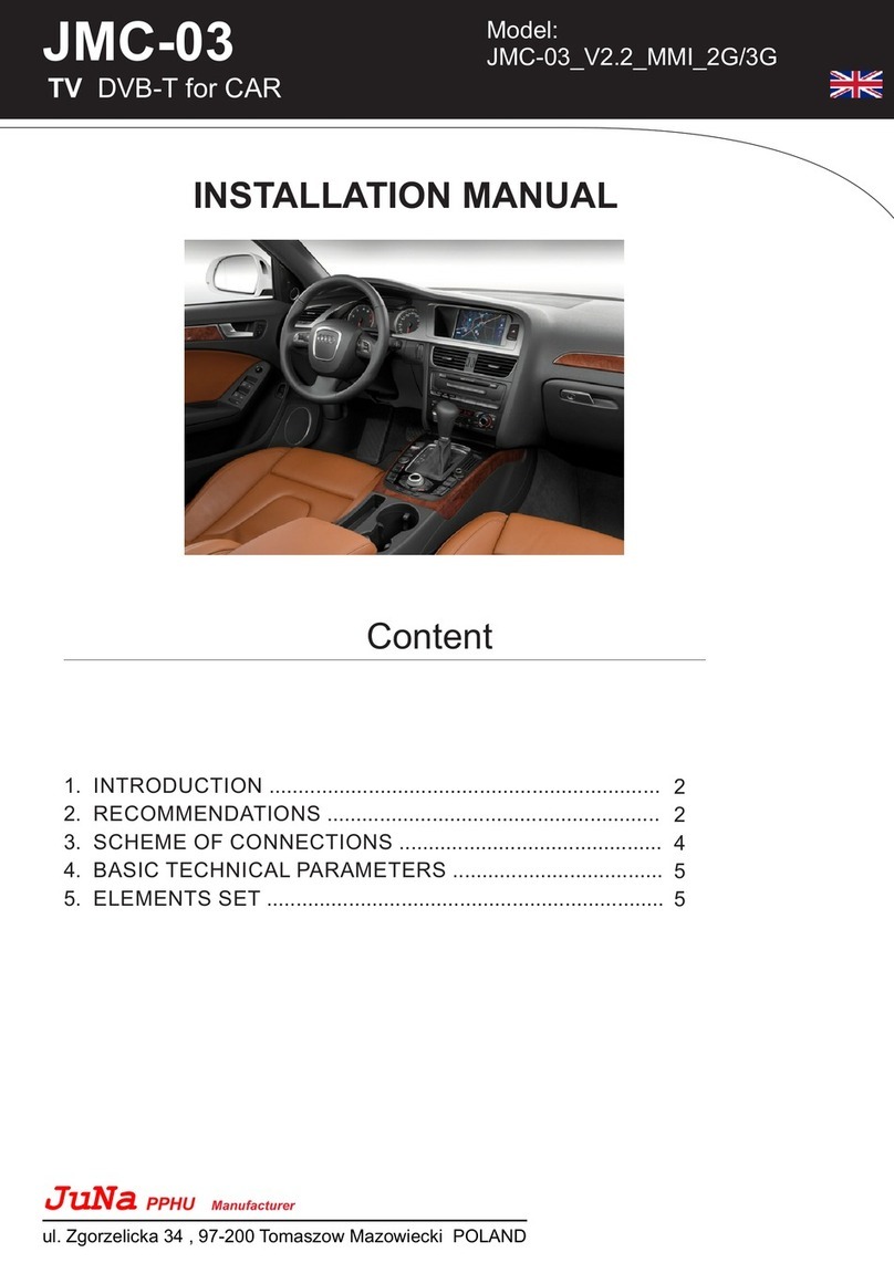 Juna JMC-03 installation manual