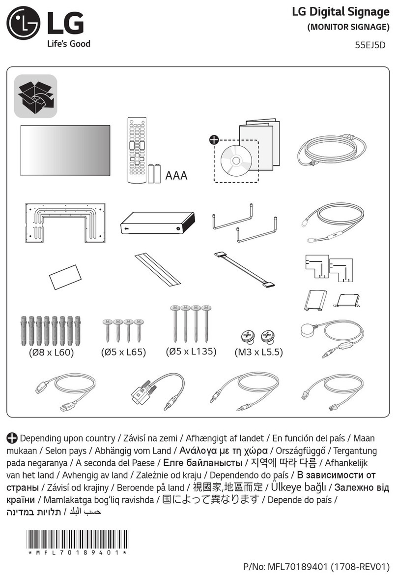 LG 55EJ5D User manual