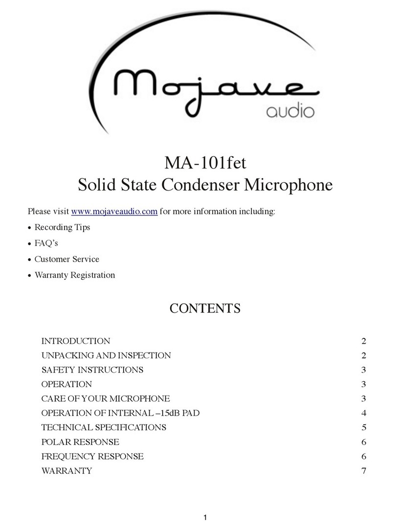 Mojave Audio MA-101fet User manual