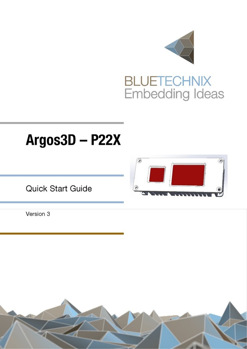 Blue Technix Argos3D - P22X Series quick start guide