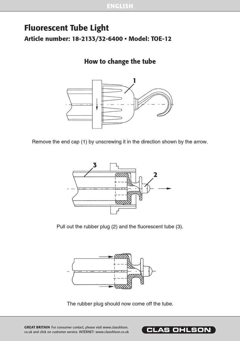 Clas Ohlson TOE-12 User manual
