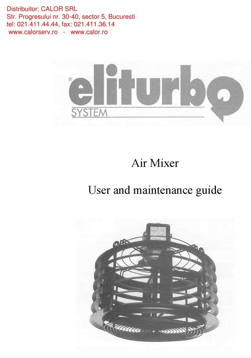 Impresind Eliturbo E.L.C. series Operating instructions