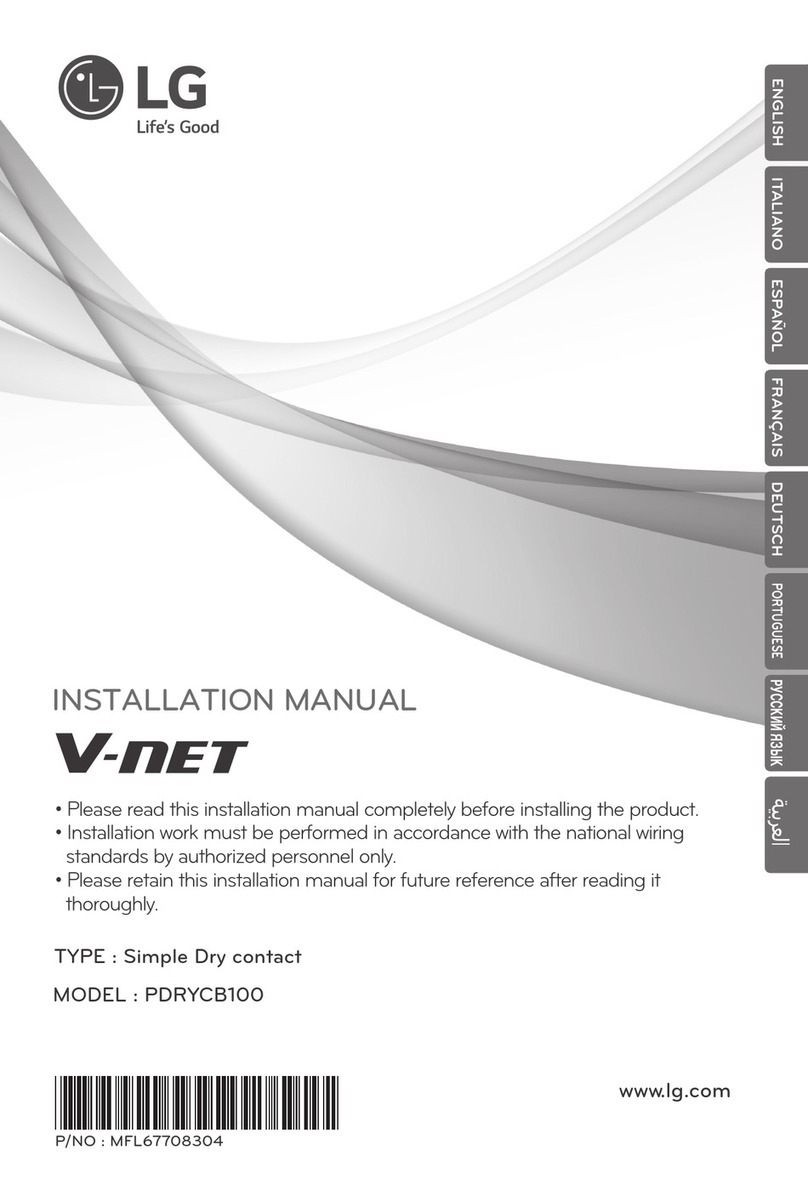 LG V-net Simple Dry contact User manual