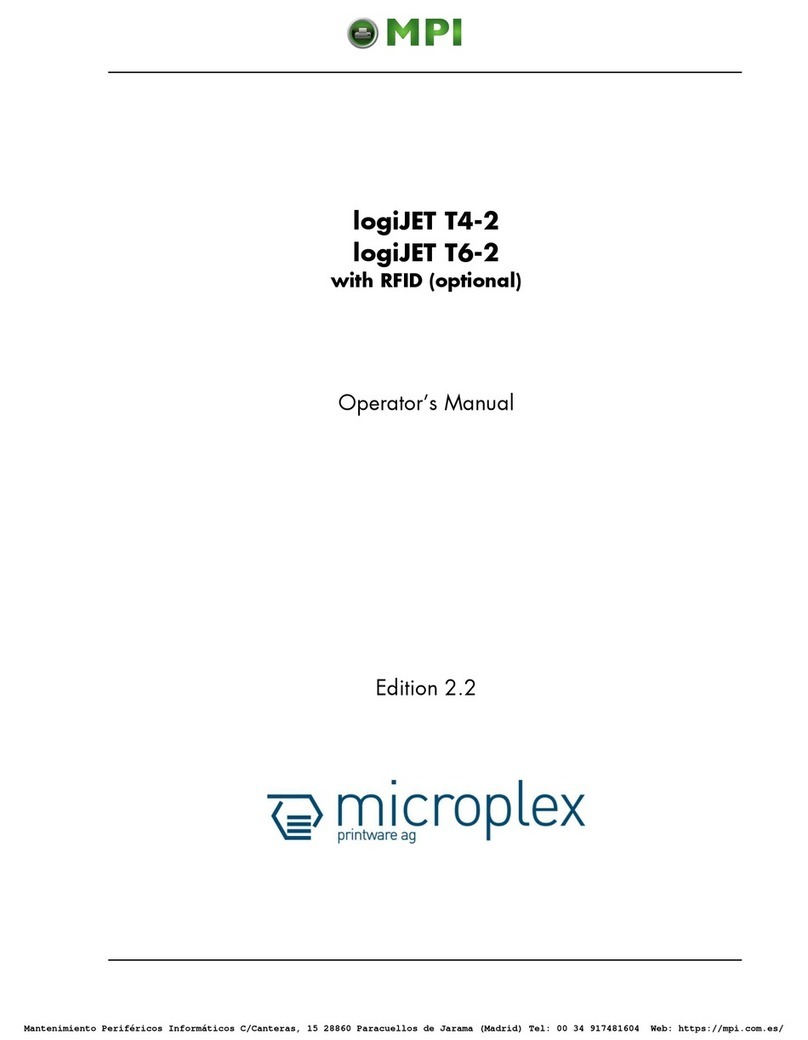 Microplex logiJET T4-2 Operator's manual