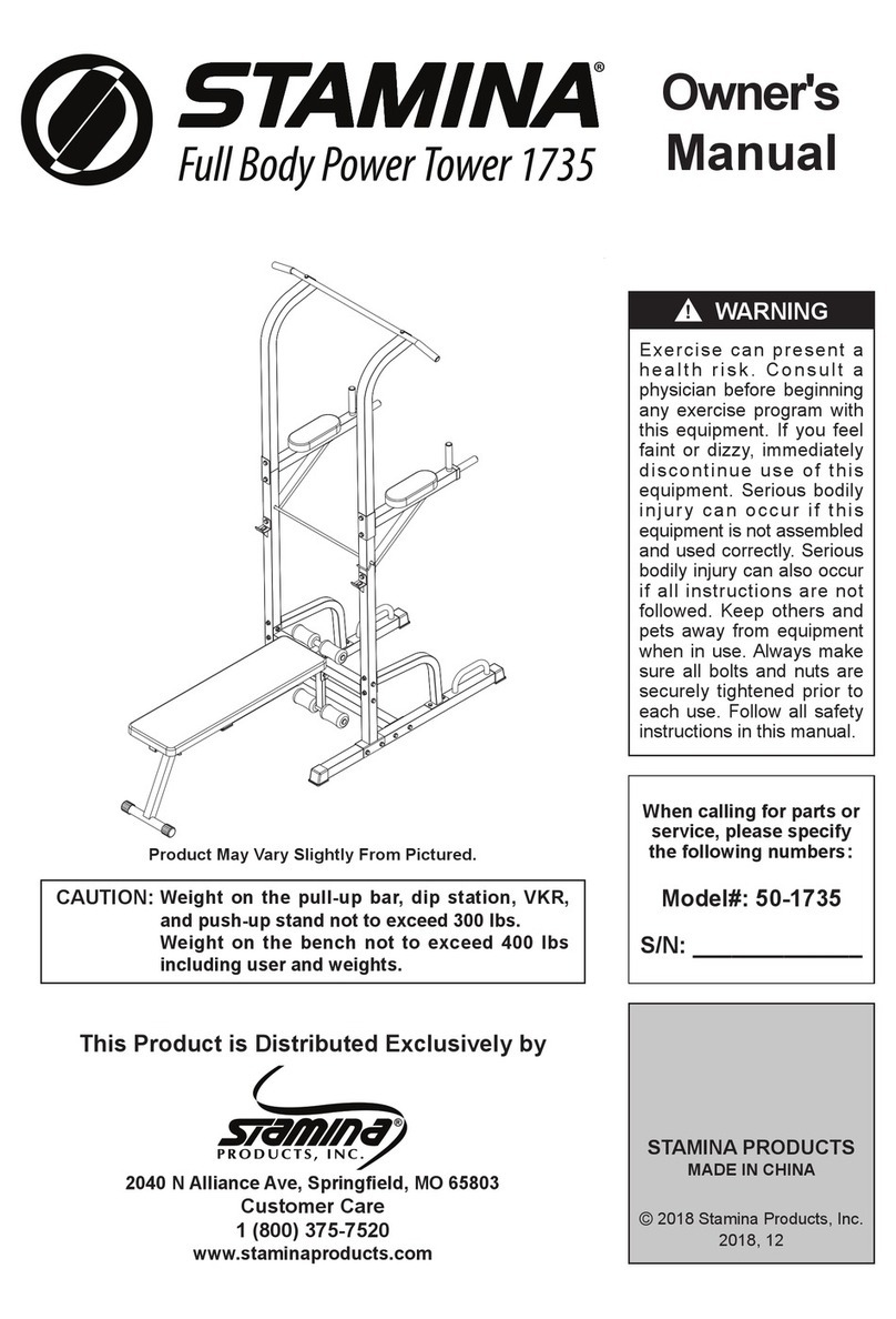 Stamina 1735 User manual