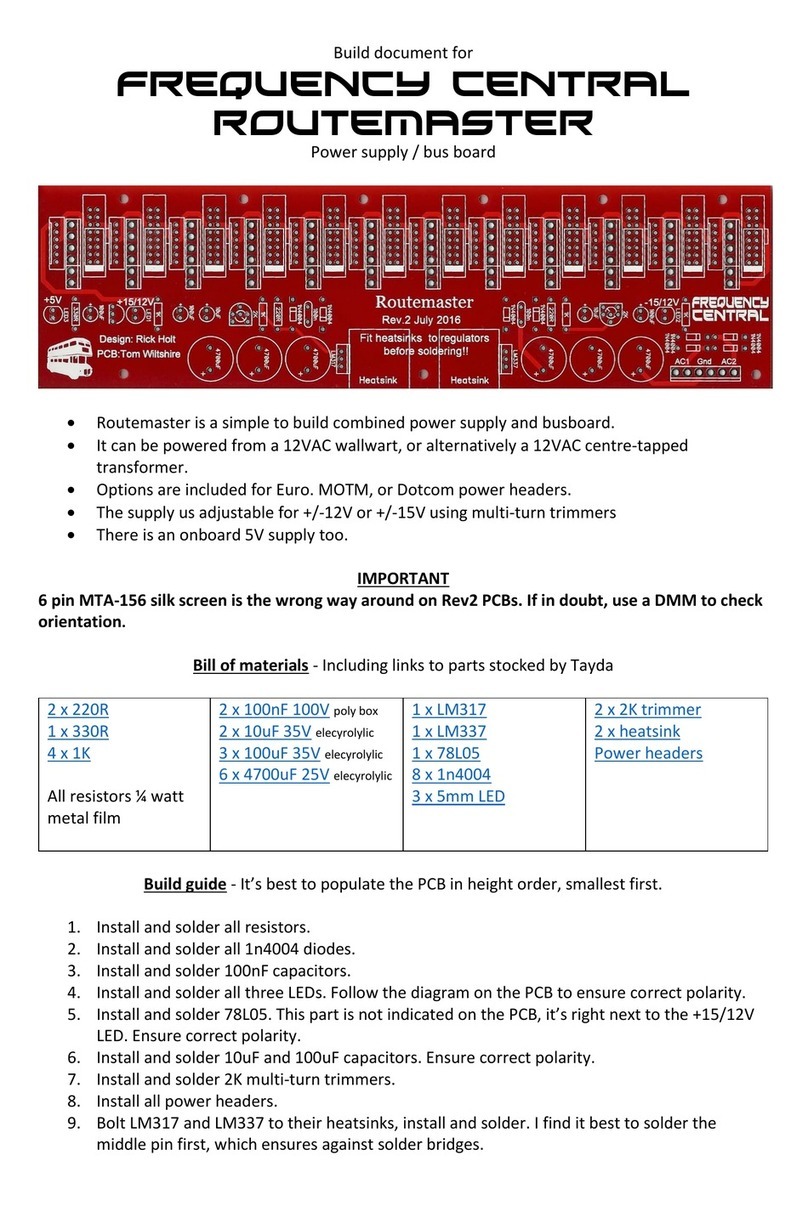 Frequency Central Routemaster Build documentation