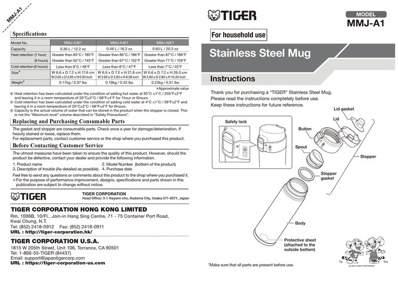 Tiger MMJ-A1 instructions