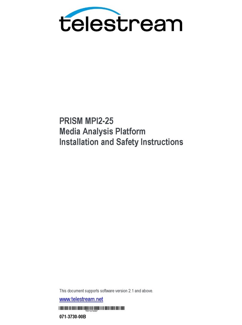 Telestream PRISM MPI2-25 Manual