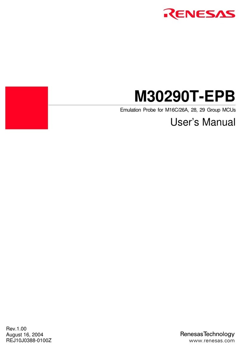 Renesas M30290T-EPB User manual