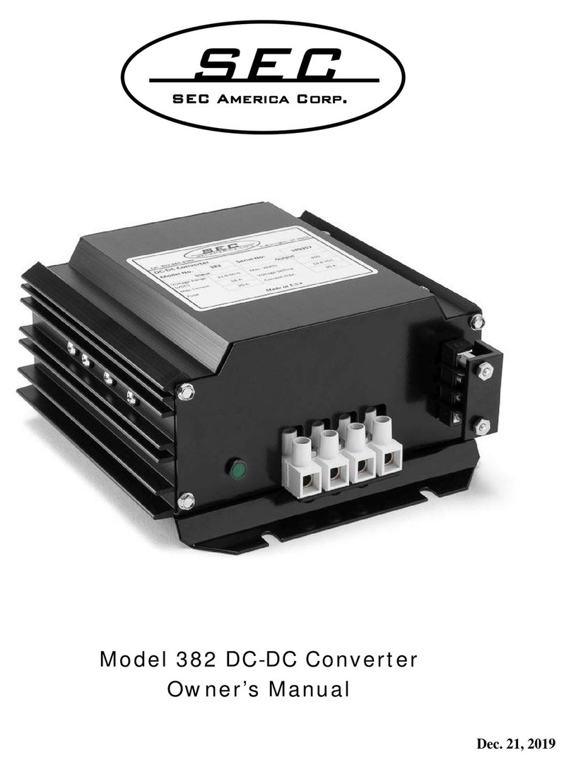 SEC 382 owner's manual