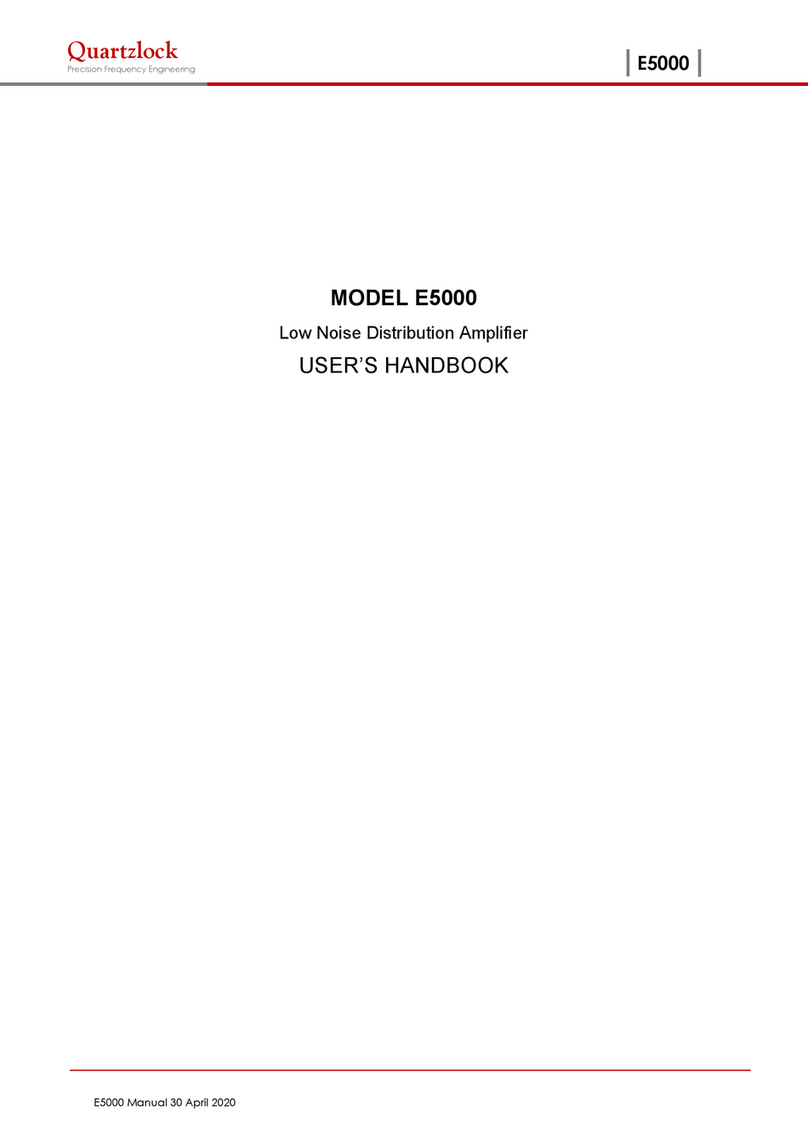 Quartzlock E5000 Instruction Manual