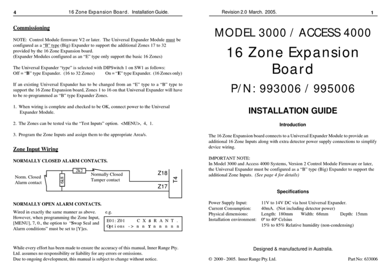 Inner Range 3000 installation guide