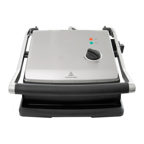 Sage the Adjusta Grill & Press BGR250 quick guide