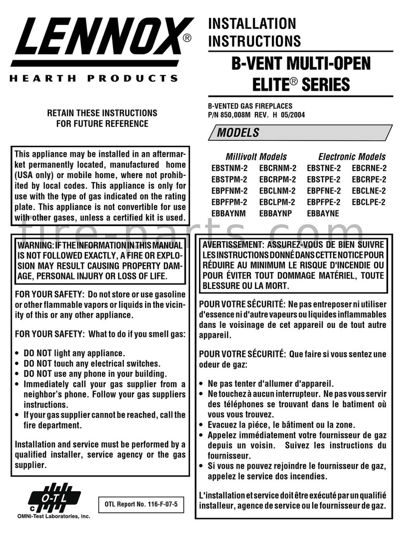 Lennox Elite series User manual