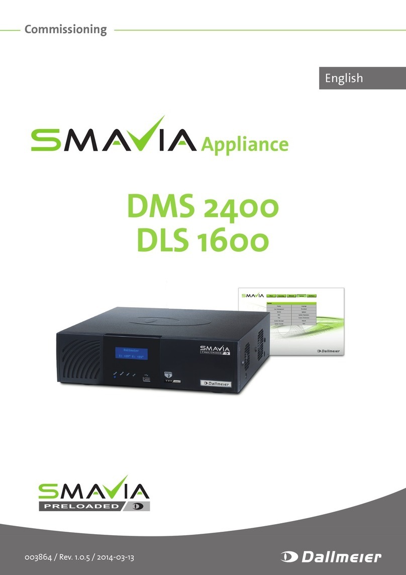 dallmeier DMS 2400 Commissioning