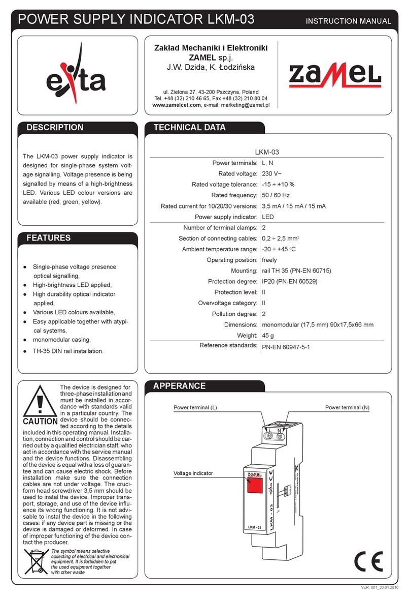 Zamel Exta LKM-03 instruction manual