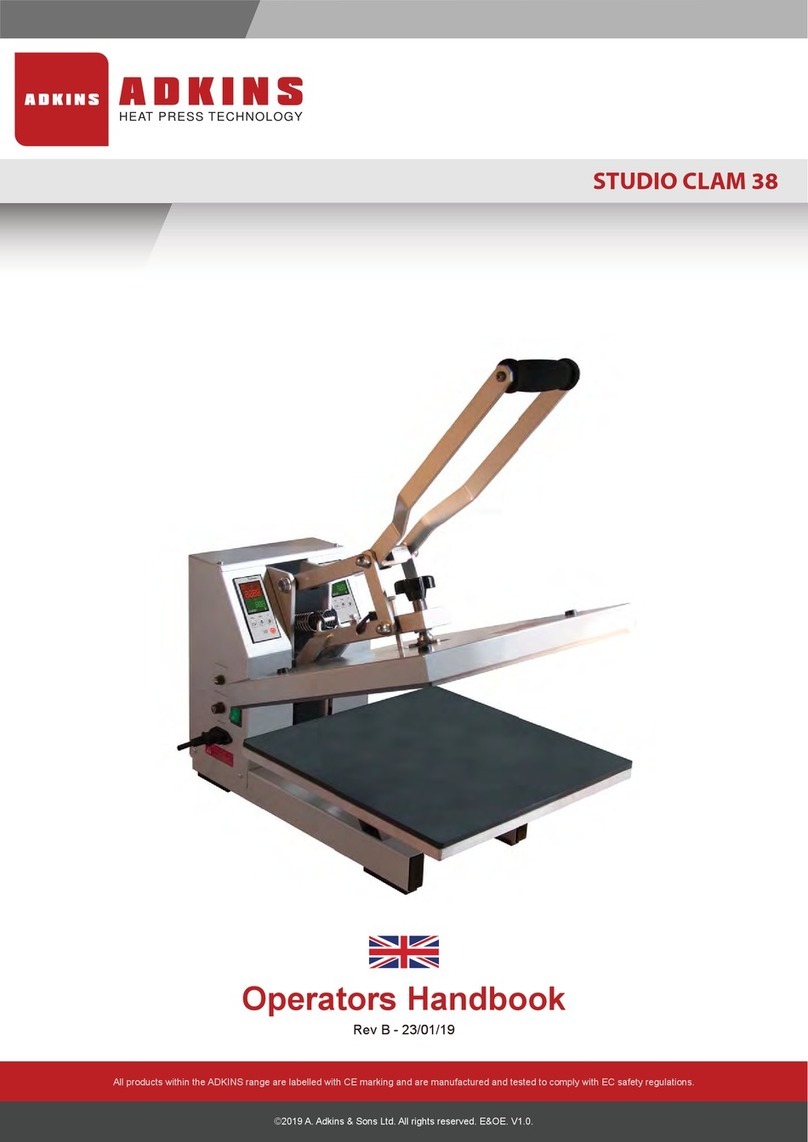 Adkins STUDIO CLAM 38 Service manual