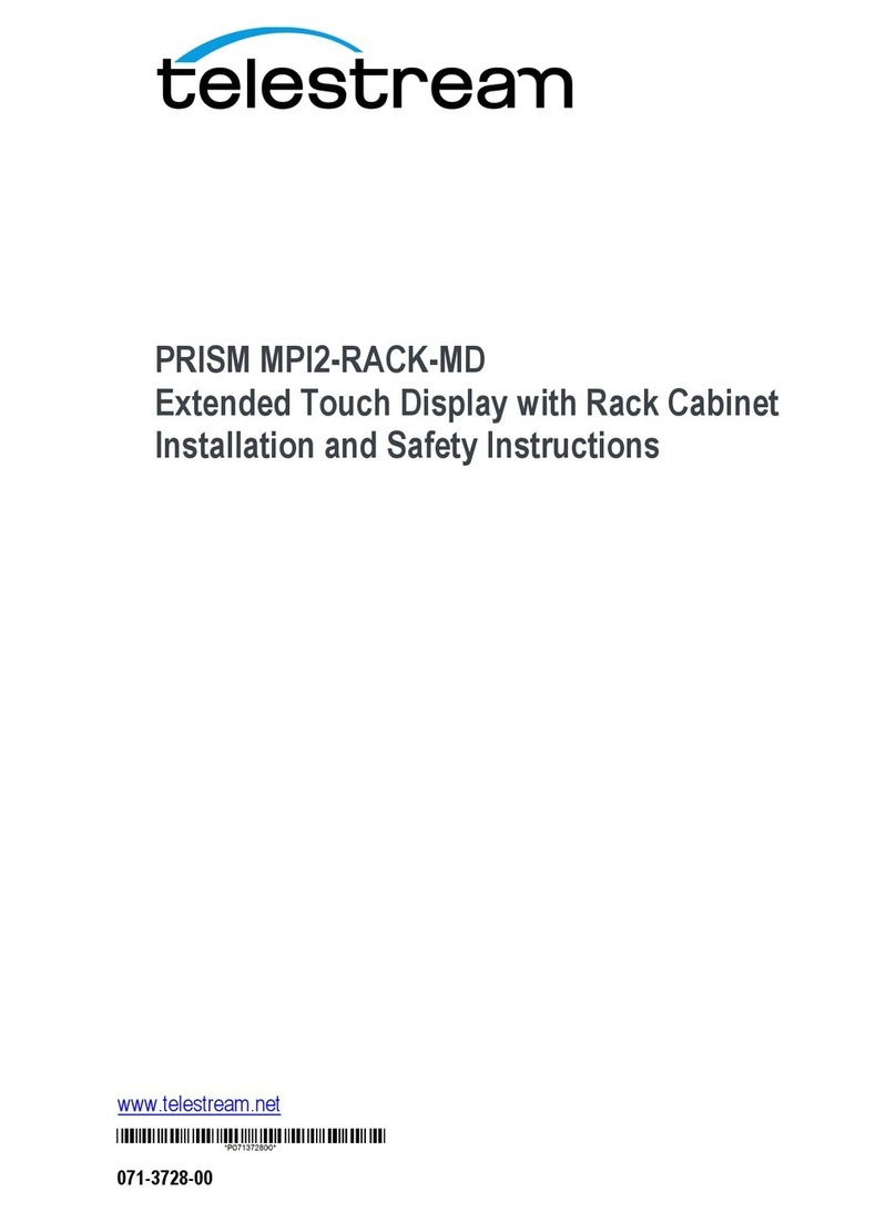 Telestream PRISM MPI2-RACK-MD Manual