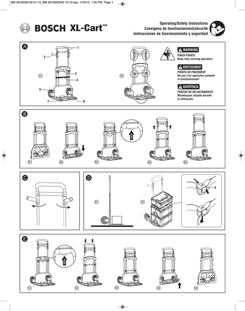 Bosch XL-Cart Operating/safety instructions