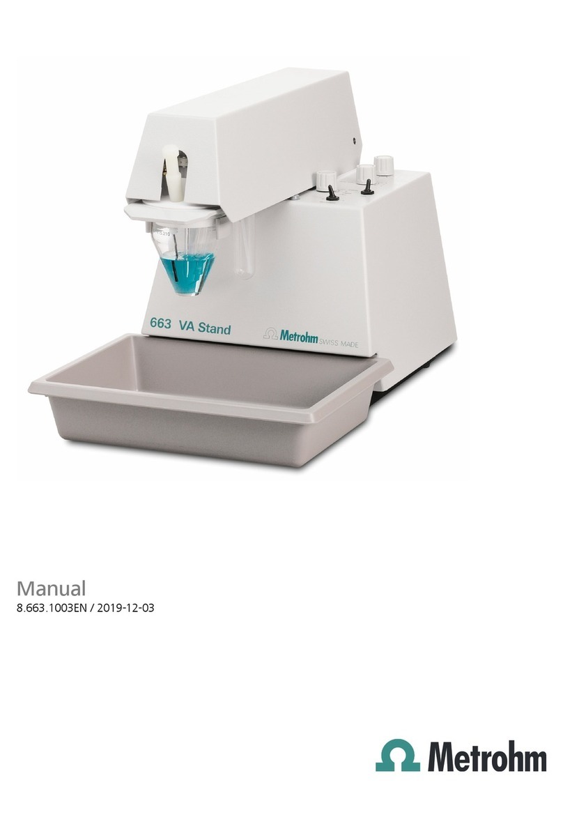 Metrohm 663 VA Stand User manual