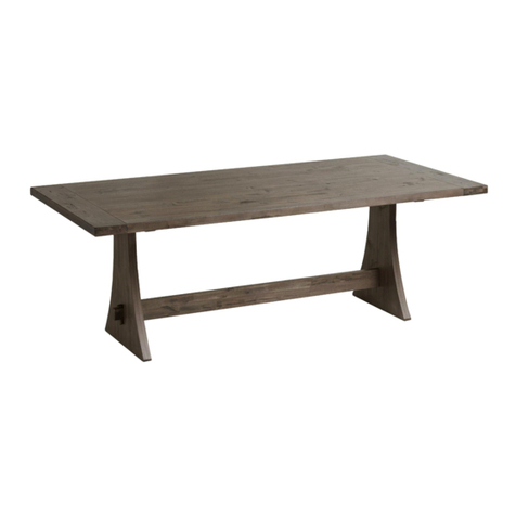 World Market Brinley Fixed Table Assembly instructions World Market Brinley Fixed Table Assembly instructions