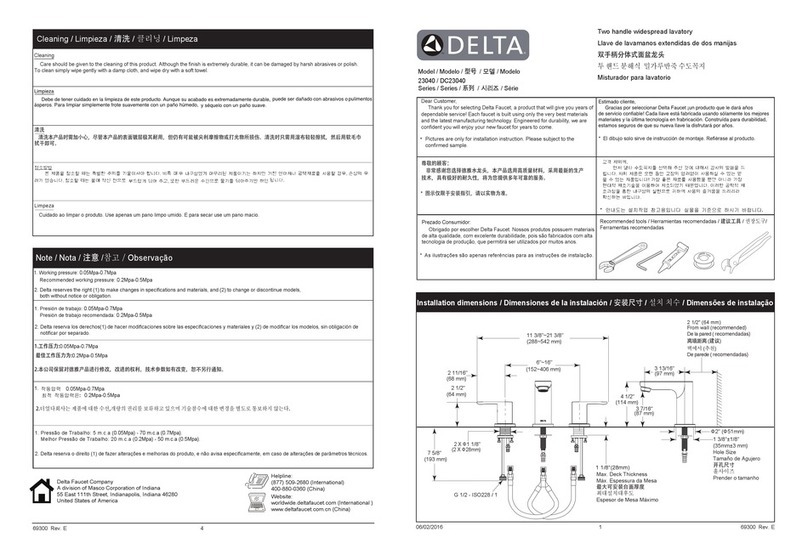 Delta 23040 Series User manual