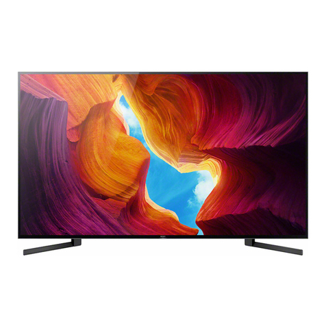 Sony BRAVIA XBR-85X950H User manual