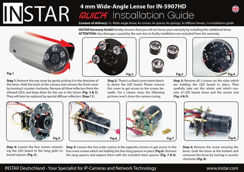 Instar IN-5907HD Quick installation guide
