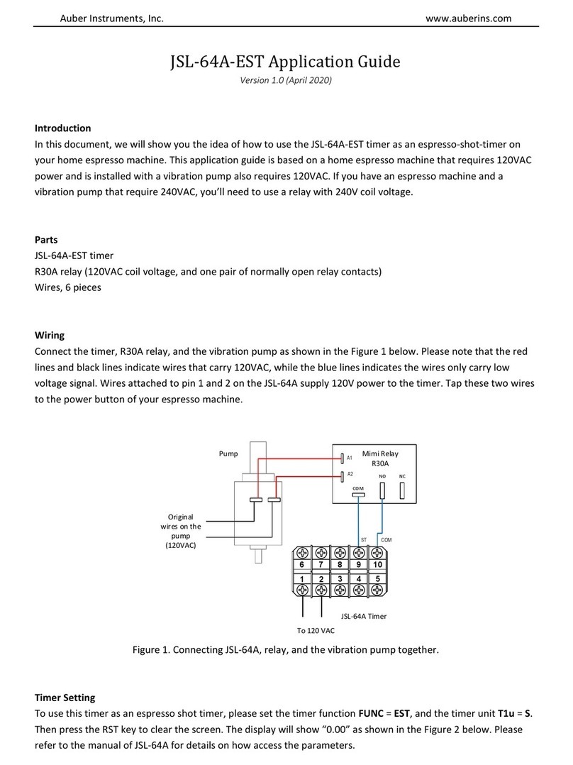 Auber Instruments JSL-64A-EST User guide