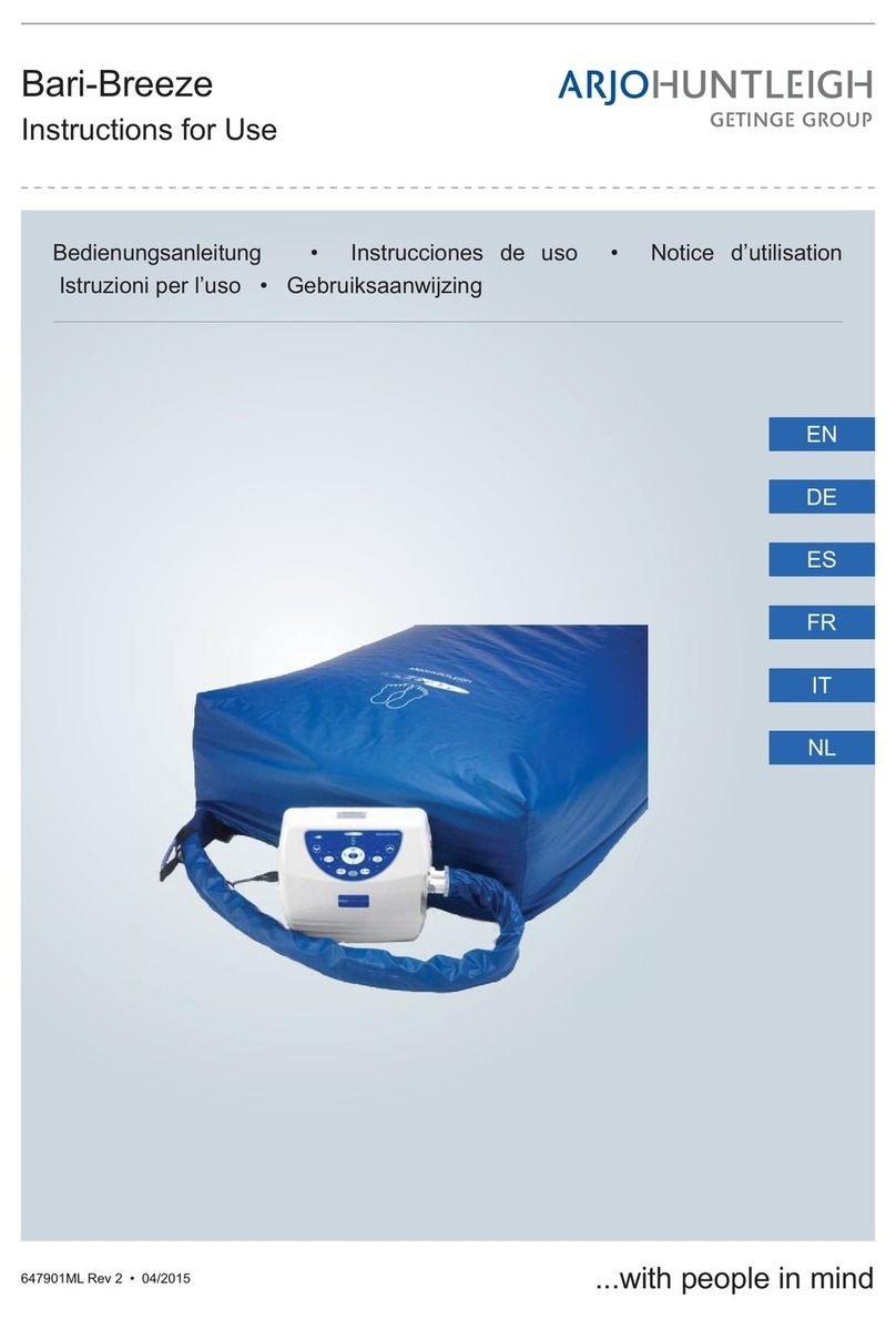 GETINGE GROUP ARJOHUNTLEIGH Bari-Breeze Instructions for use