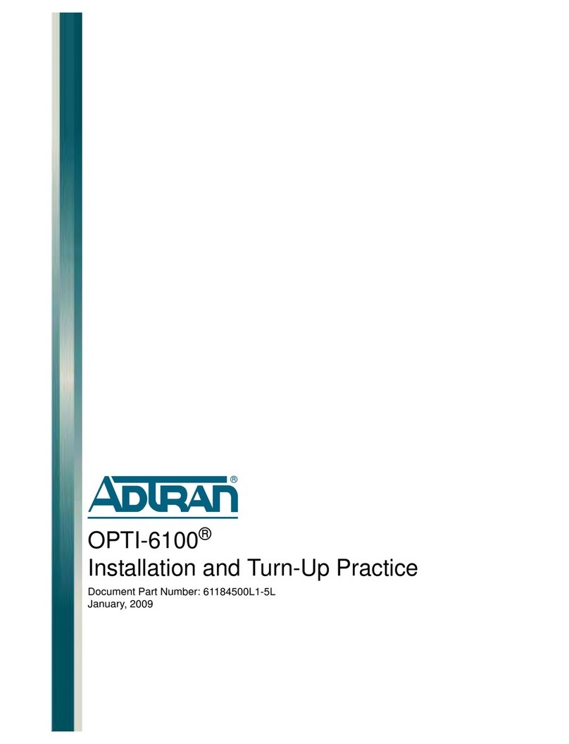 ADTRAN OPTI-6100 LMX Installation