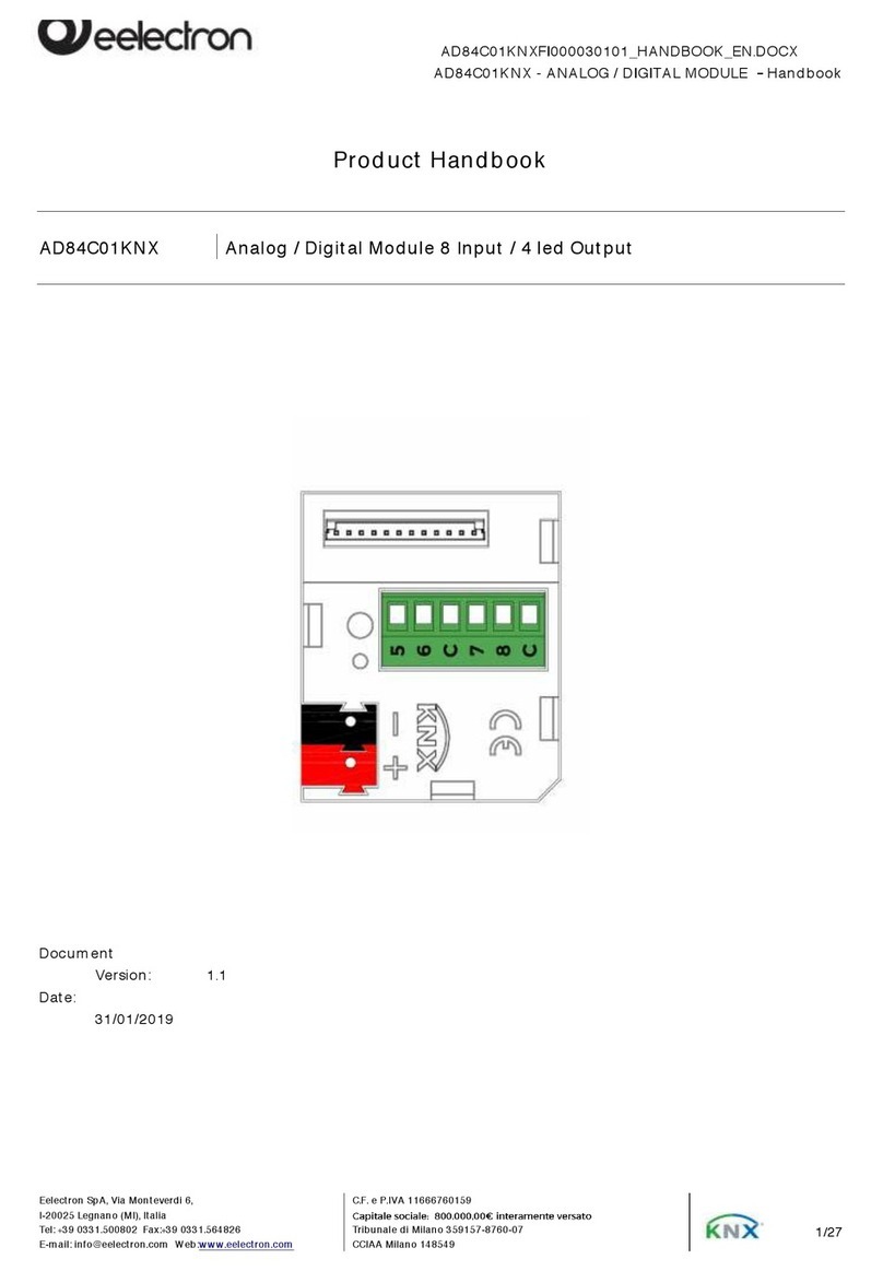 Eelectron AD84C01KNX User manual